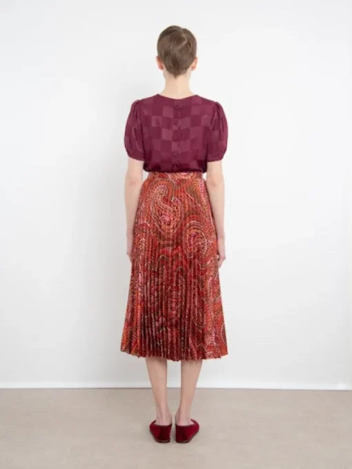 Kim Skirt In Paisley Dotted