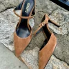 Laura Mule In Dark Caramel