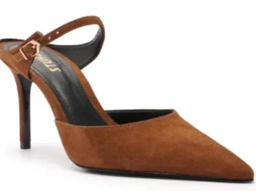 Laura Mule In Dark Caramel