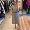 Lavrant Knit Top In Navy/Ivory