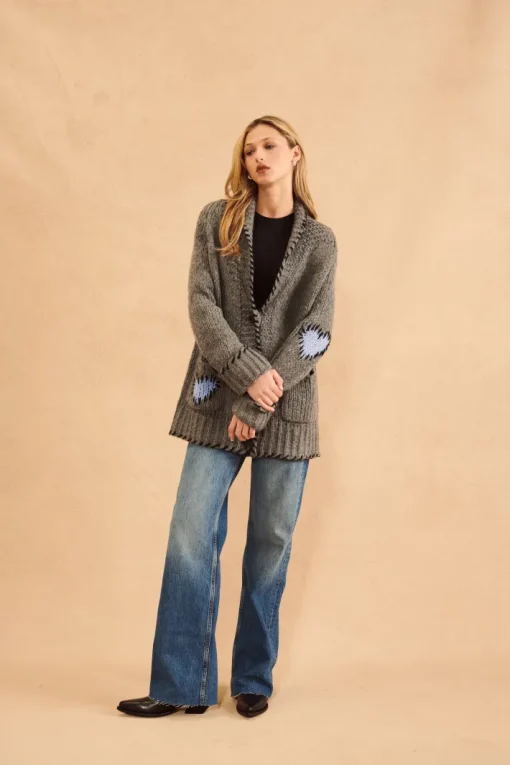 Lovey Dovey Cardigan In Blue