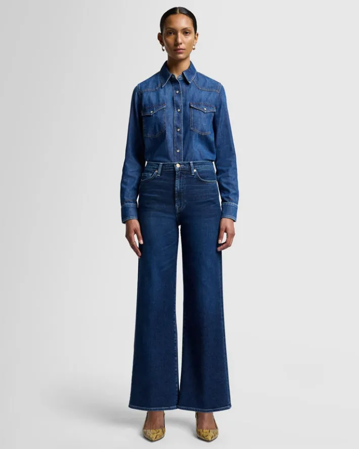 Luxe Vintage Ultra High Rise Jo Jean In Paradise Cove