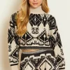 Maeva Sweater In Ikat Tapestry