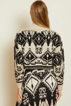 Maeva Sweater In Ikat Tapestry