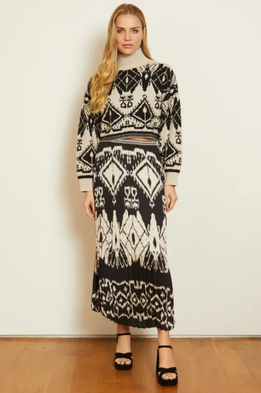 Maeva Sweater In Ikat Tapestry