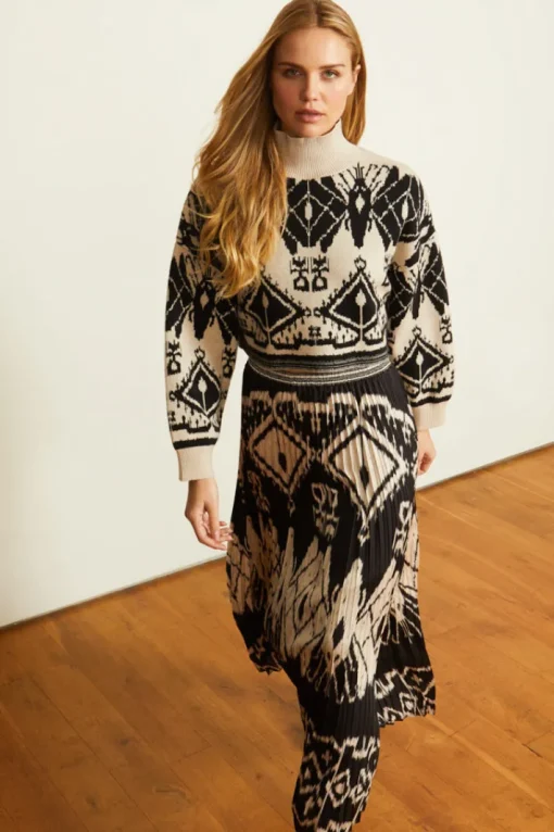 Maeva Sweater In Ikat Tapestry