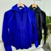 Maya Long Sleeve Blouse In Iris