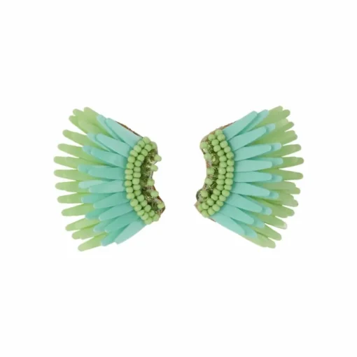 Micro Madeline Earrings In Aquamarine