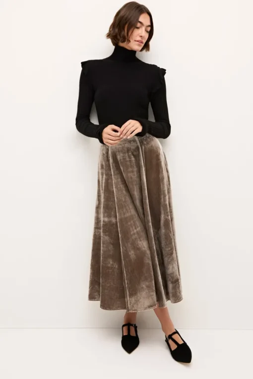 Monroe Skirt In Pewter