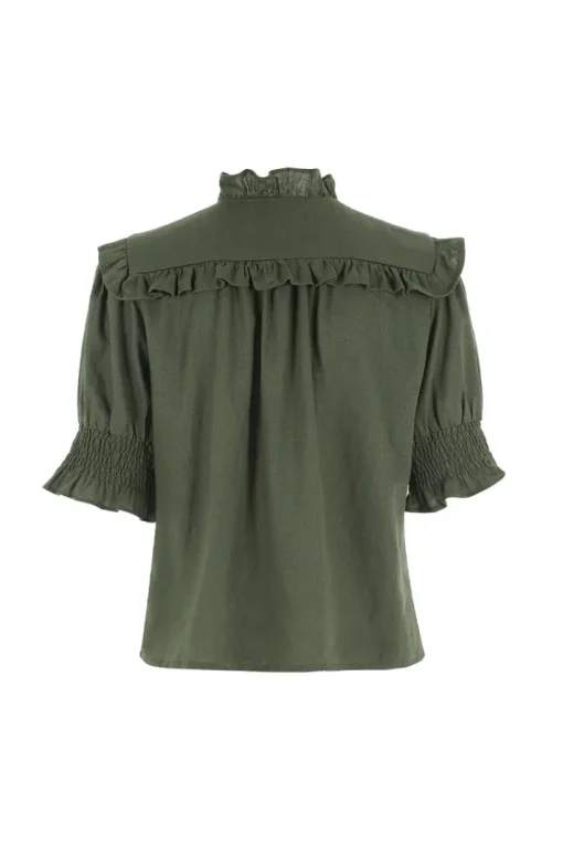 Nicolette Shirt In Olive *FINAL SALE*
