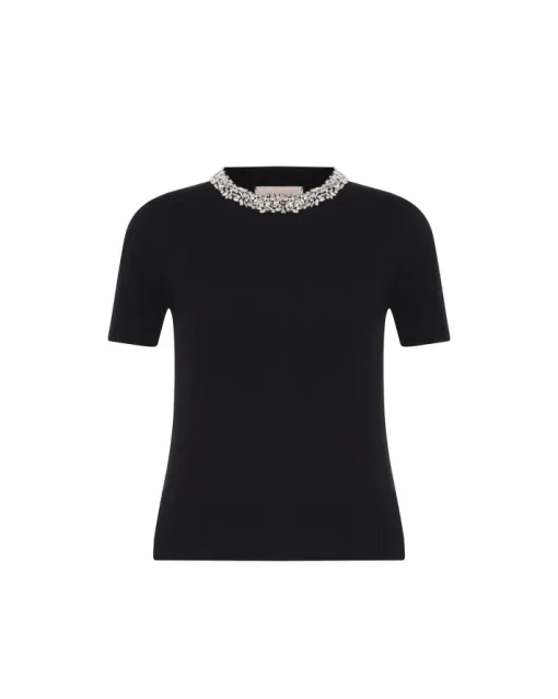 Nomia Knit Tee In Black