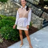 Pallas Crop Vest In Sustained Grey
