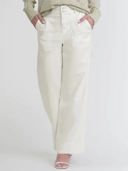 Parker Pant In White *FINAL SALE*
