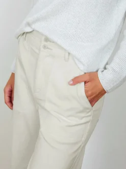 Parker Pant In White *FINAL SALE*