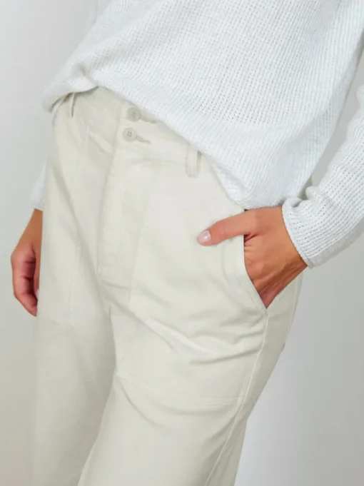Parker Pant In White *FINAL SALE*
