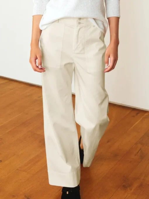 Parker Pant In White *FINAL SALE*