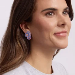 Petite Wooster Stud Earrings In Multi