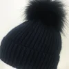 Pom Hat In Black