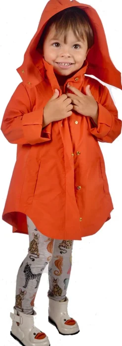 Savinee Rain Jacket In Orange