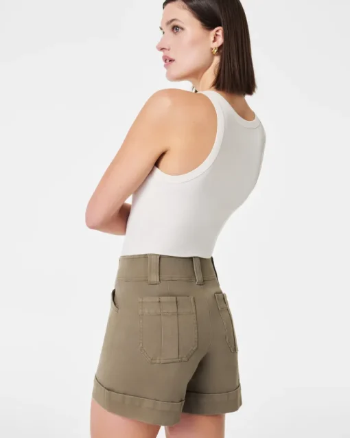 Stretch Twill Short In Tuscan Olive *FINAL SALE*