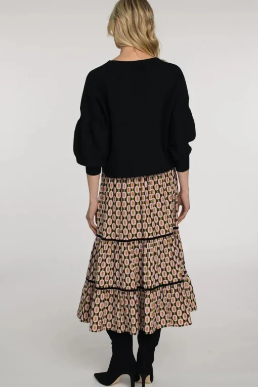 Surrey Midi Skirt In Mini Link