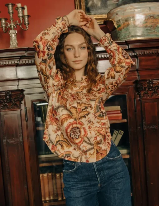 Tallulah Top In Fiona Floral