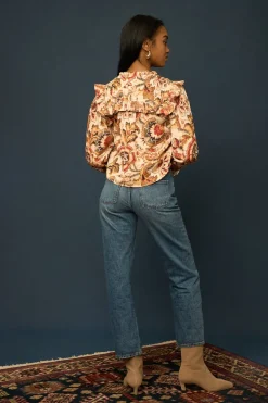 Tallulah Top In Fiona Floral