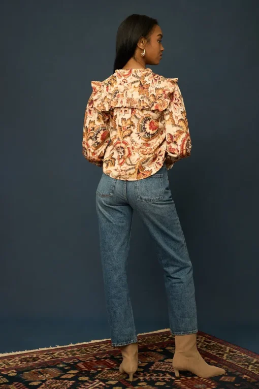 Tallulah Top In Fiona Floral