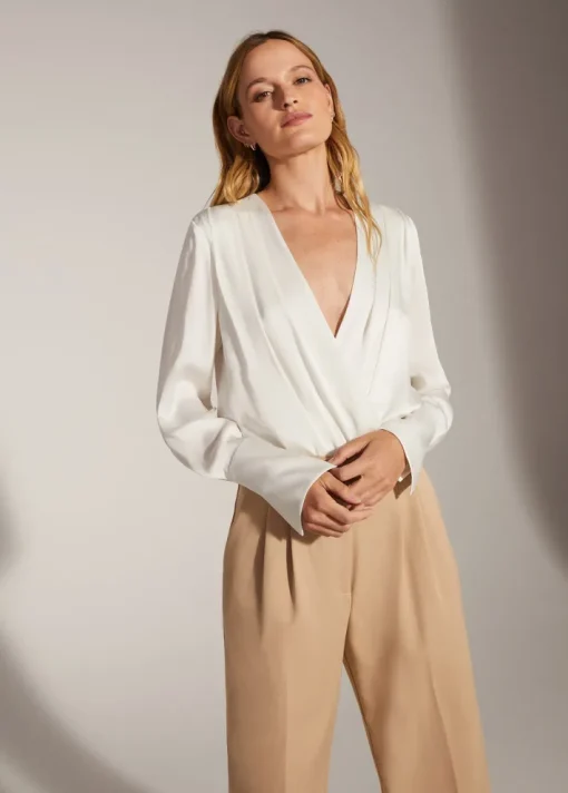 The Date Blouse In Ivory