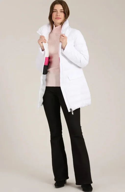 Tracker Puffer Coat In White