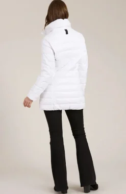 Tracker Puffer Coat In White