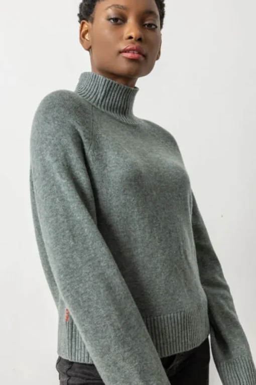 Turtleneck Sweater In Heron
