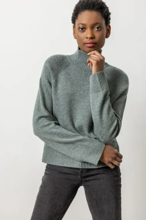Turtleneck Sweater In Heron