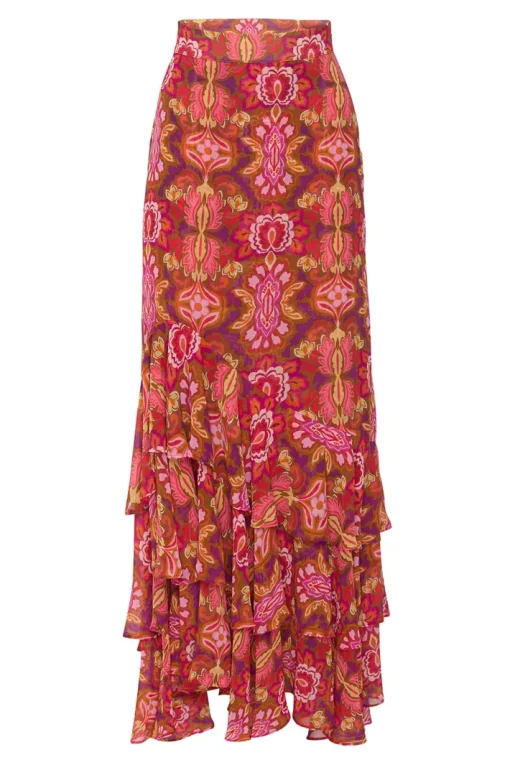 Veronique Skirt In Chic Nostalgic