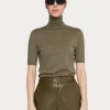 Viva Modal Knit Top In Olive
