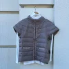 Wellesley Puffer Vest In Taupe